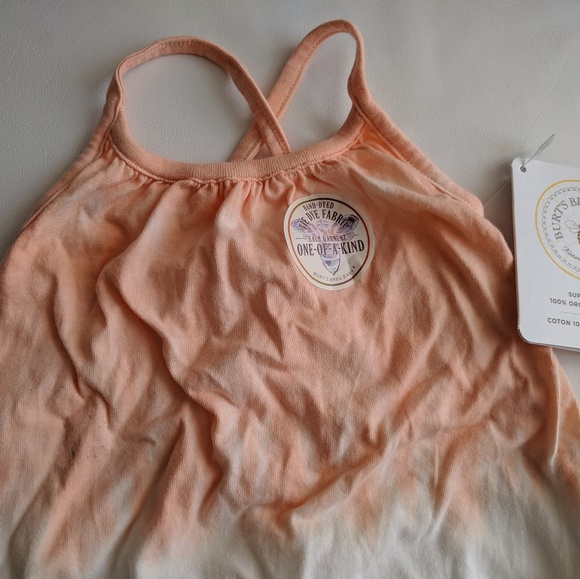 NEW Burt's Bees summer romper size 3-6 months - Picture 2 of 2